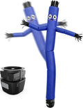 Puligoth 7 FT Inflatable Tube Man with Blower & Light - Blue / Waving Inflatable Dancing Guy for Grand