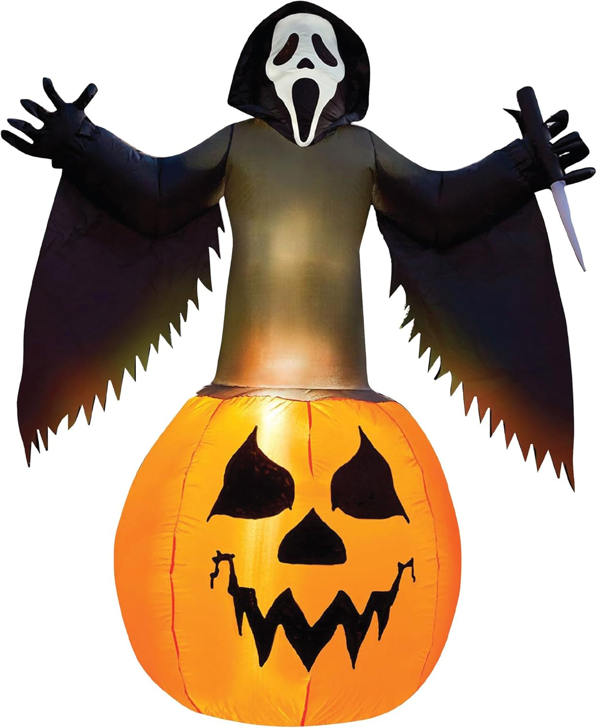Fun World 6ft Ghost Face Inflatable. Officially Licensed