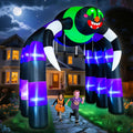 SEASONBLOW 10FT Giant Halloween Inflatable Spider Arch Outdoor Decoration / Halloween Decoration Giant Blow