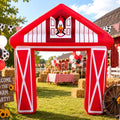 Blueweenly Farm Animals Party Decorations Barn LED Inflatable Arch 8.2 ft / Farm Birthday Decorations,